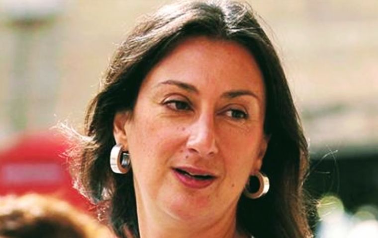 Daphne Caruana Galizia, 53, was reportedly killed when the car she was driving exploded shortly after she left her home in Bidnija, near Mosta.