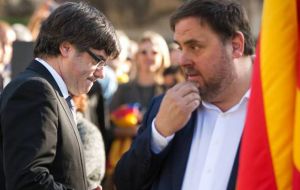 CUP with influence on the government of Carles Puigdemont has published a statement anticipating “aggression will be met with large-scale civil disobedience.”