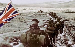 On the 35th Anniversary of Falklands War, thoughts are focused on 'events of 1982 and the impact the War had and continues to have on our community and veterans'