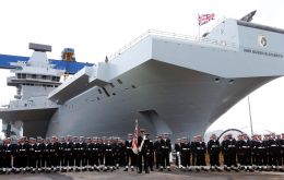 HMS Queen Elizabeth is expected to be at sea for the next month and will be delivered to the Royal Navy by the end of the year