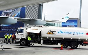 Geneva airport wants bio-fuel to have a one percent share of sales at the airport for a start, according to Matti Leivonen, the CEO of Finnish company Neste