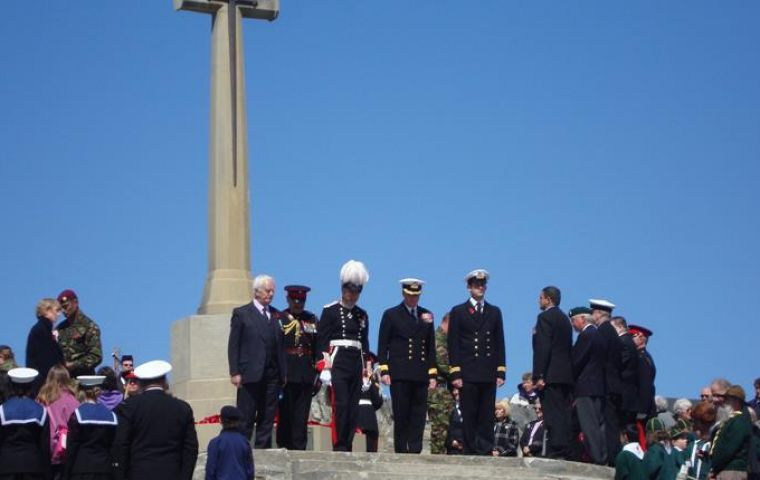 The Cross of Sacrifice where most of Sunday's solemn ceremony will be held  (Pic FITB)