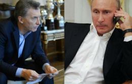 The dispatch of a high-tech oceanographic ship was the result of the long phone call between presidents Putin and Macri