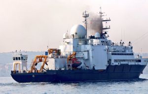 Russia said it had sent oceanographic research vessel, Yantar, equipped with deep-water submersibles which allow exploratory searches at a depth of up to 6000m