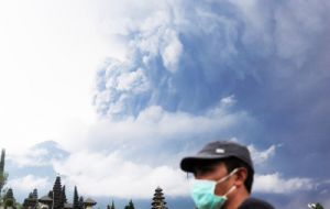 Geological agency head, Kasbani said the alert level was raised because the volcano has shifted from steam-based eruptions to magmatic eruptions. 