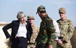 Mrs. May on a visit to Iraq in support of UK troops said negotiations with EU are still ongoing, and ruled out paying “huge sums of money to the EU every year”.