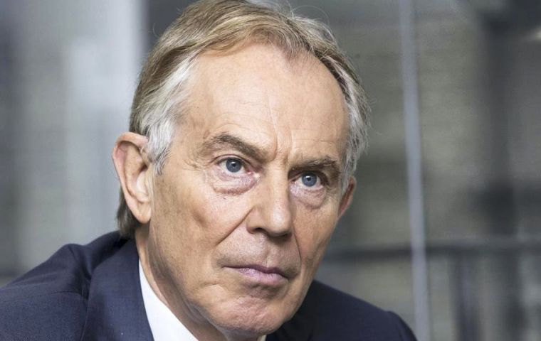 “We cannot allow some kind of collateral damage or unintended consequence of Brexit to [be] the recreation of a border on the island of Ireland,” Tony Blair said.