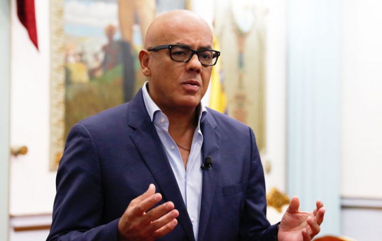 Info Minister Jorge Rodriguez said that any potential accord, as well as any vote hinged on “the lifting of the vulgar sanctions” promoted y Venezuelan right wing