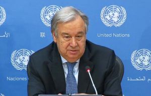 “Human rights have been one of the three pillars of the United Nations, along with peace and development,” said Secretary General António Guterres in his message