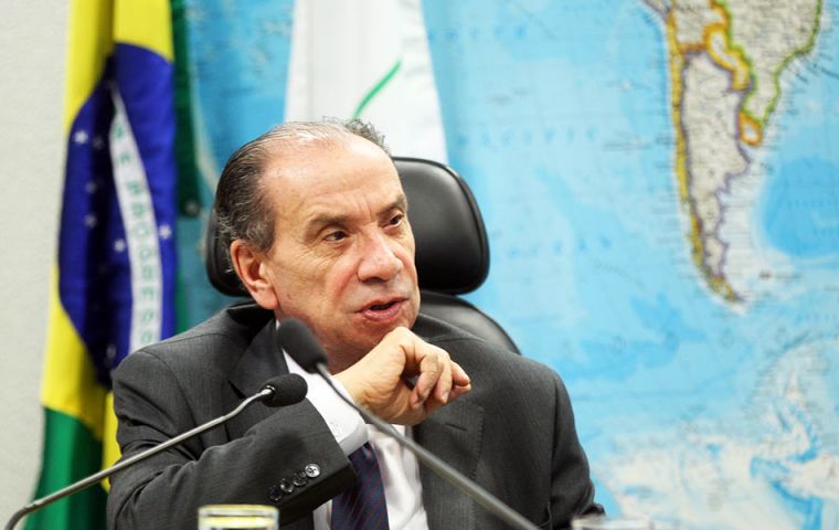  Brazilian Minister Aloysio Nunes said the two sides had traded notes on how much each was willing to cede and Mercosur was waiting for the EU to respond