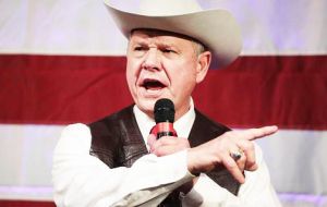 The election took a twist when Moore became embroiled in allegations of sexual misconduct with teenage girls. Moore however was backed by President Trump