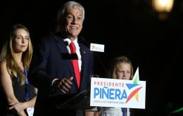 “Today the voice of all Chileans has been heard,” Piñera told supporters. “We welcome this triumph with humility and hope.”