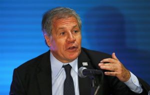 OAS secretary general Luis Almagro, said on Sunday that “serious questions” still surrounded the election results and he asked that “irresponsible announcements”  