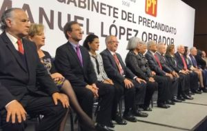 AMLO proposed a cabinet of eight men and eight women, including a onetime interior minister for the PRI and a respected former supreme court judge. 