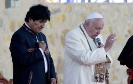 According to the Vatican the pope and Morales spoke about “various themes of common interest,” and there was no mention of the ongoing dispute. AP
