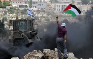 The Palestinians claim East Jerusalem as the capital of a future state and its final status is meant to be discussed in the latter stages of peace talks.