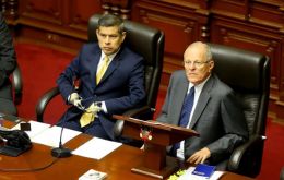 Applause erupted in congress when it became clear the opposition would fall short of the two-thirds vote needed to remove Kuczynski.