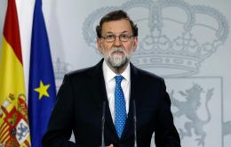 After congratulating voters for an election with no incidents, Rajoy ruled out speaking to Puigdemont saying the person he “has to sit down with is Arrimadas.”