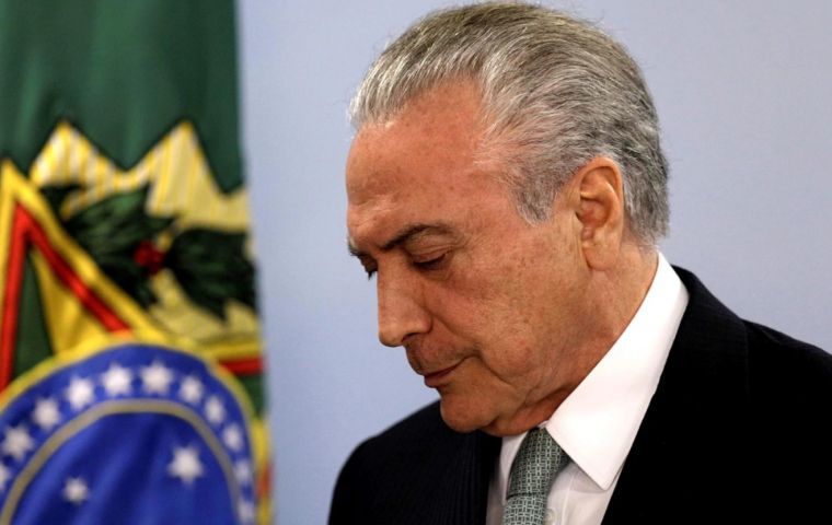 Temer drew sharp criticism from prosecutors and on social media with his decree that made rules more generous and included people convicted of corruption crimes. 