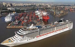 Argentina this season expects 490.000 cruise visitors, compared to 430.000 in 2016/17, and in 2018/19 an increase of 15% is forecasted