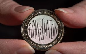 Frankenstein will feature on a two-pound coin, but without any picture of the monster of Shelley’s Gothic novel