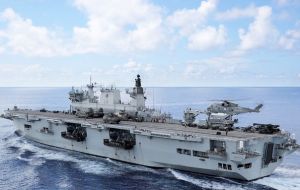 HMS Ocean is the UK’s only helicopter carrier and the fleet flagship of the Royal Navy. She is designed to support amphibious landing operations