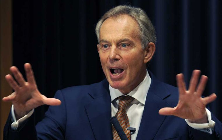 Blair urged the party he once led to “nail” the “myths” of the Brexit campaign, and fight for the rights of voters to “think again” about leaving