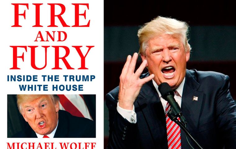 The book by Michael Wolff portrays Trump as unprepared and unfit for the demands of the presidency, and a White House in chaos in its initial six months