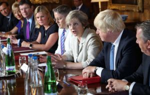 May's decision was in part a reflection of the need to balance pro-Brexit ministers like Johnson and Davis with more pro-EU leaders as Hammond and Rudd.