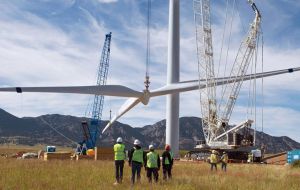 Wind companies won contracts to sell power at an average price of 98.62 Reais (US$30.53) a megawatt-hour -- 64% below the ceiling price and a record low