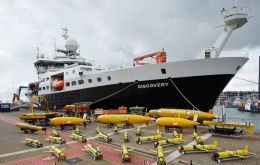 The RRS Discovery was designed by A.S. Skipsteknisk and was delivered to the National Oceanography Centre on 8 July 2013. (Pic NOC)