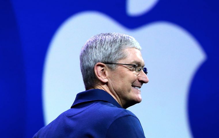 Chief executive Tim Cook said Apple is “focusing our investments in areas where we can have a direct impact on job creation”.