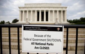 Many public sector workers will be sent home without wages and services such as National parks or Museums will be closed or partially closed