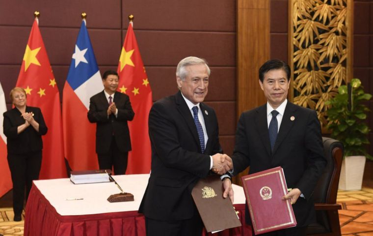 Foreign Minister Munoz said Latin America could do a lot more to stimulate trade with China and called on its nations to take advantage of the talks to improve ties. 