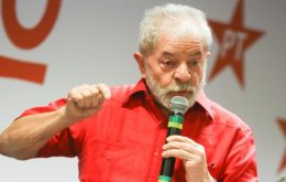“I accept the nomination as pre-candidate of the Workers’ Party,” the ex-president said in an acceptance speech during a high-level PT meeting in Sao Paulo.