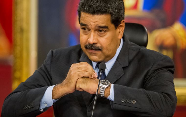 President Nicolás Maduro has accused Spain of pushing for the EU sanctions and plotting to oust him. 