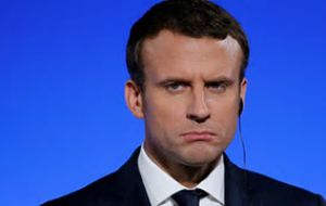 Macron said France was concerned about beef and the sensitivity of the issue for French, and other European countries' farmers