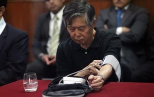 Fujimori had been serving a 25-year sentence for graft and human rights crimes during his 1990-2000 right-wing populist government. 