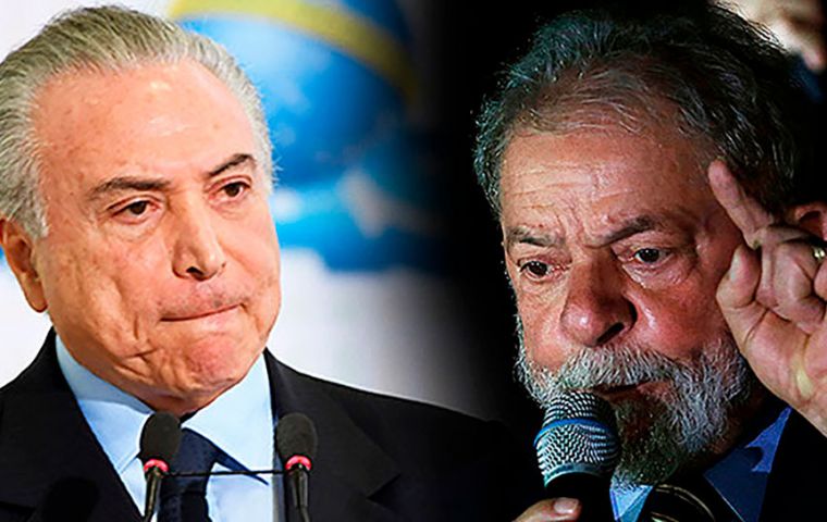 “He's a very charismatic figure. There's a reason he's leading opinion polls”, Temer said on Radio Bandeirantes. “I don't think he's dead.”