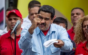 “I deeply hope that in 72 hours we will be celebrating an agreement of peace, harmony and coexistence between the right and the great majority”, Maduro shouted.