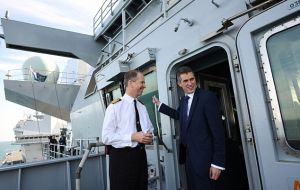 ”I'm sure our friends in Gibraltar will be proud to see our future flagship sail through British waters into their famous port” said Defense Secretary Williamson