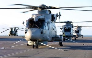 On leaving Gibraltar HMS Queen Elizabeth will return to sea to conduct helicopter trials with Merlin and Chinook aircraft from Aircraft Test and Evaluation Centre