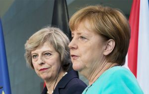 “I'm not frustrated at all, I'm just curious how Britain envisages this future partnership,” Merkel said on Friday afternoon