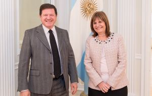 Bullrich met Republican Hal Rogers, Chairman of Appropriations Subcommittee on Foreign Affairs, which has an influential role in security assistance funding.