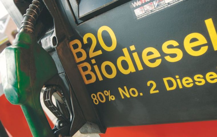 The latest duties make it virtually certain that biodiesel from Argentina will not be sold in the U.S. market, with combined rates of up to 159% on the fuel