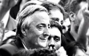 Ex president Nestor Kirchner, was governor of the Santa Cruz province from 1991 to 2003.