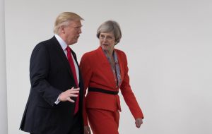 Prime Minister Theresa May told Trump “that multilateral action was the only way to resolve the problem of global overcapacity in all parties’ interests”.