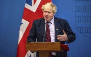 Boris Johnson said that if in any way the incident is the result of hostile activity by another government, “people can be absolutely sure UK will respond robustly.”
