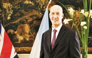 UK ambassador in Argentina, Mark Kent  