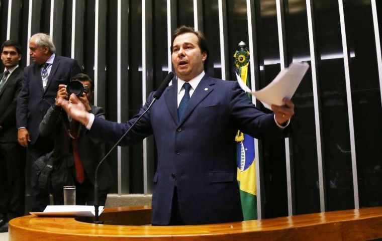 Maia said he would eschew “irresponsible populism” – an indication he would continue Temer’s reform efforts to rein in a bulging budget deficit.